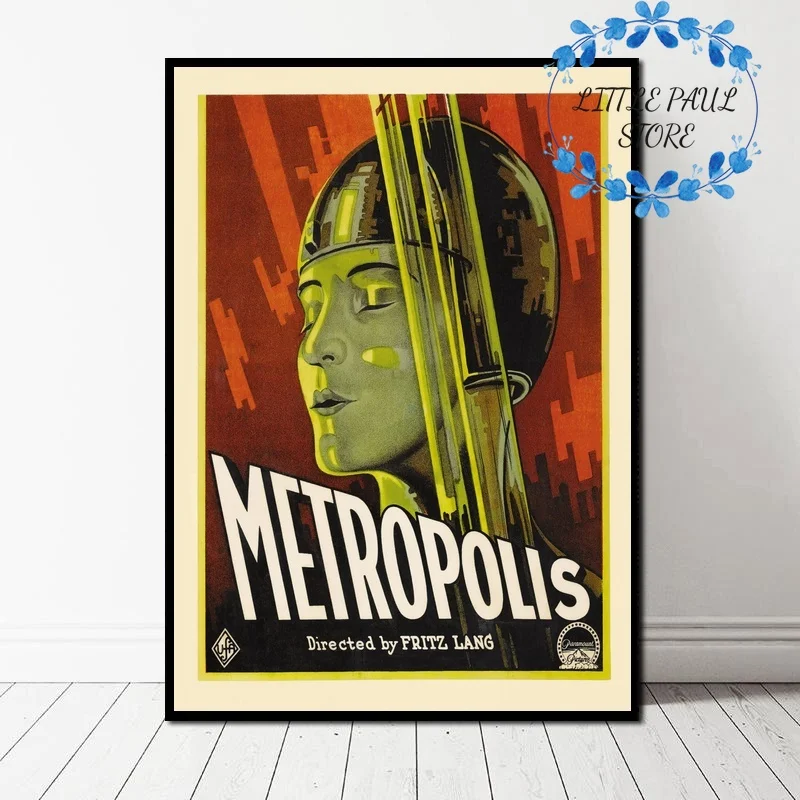 Vintage Movie Metropolis Art Canvas Poster Wall Picture for Living Room No Frame | Дом и сад