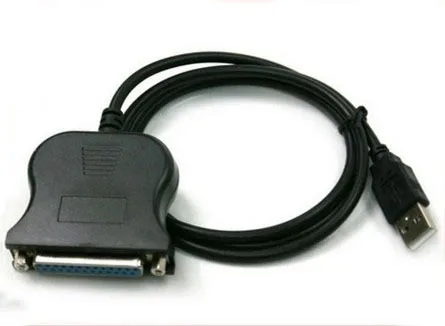 

USB Male TO DB25 25Pin Female Printer Parallel Port IEEE 1284 LPT Adapter Converter Cable Cord 0.8M