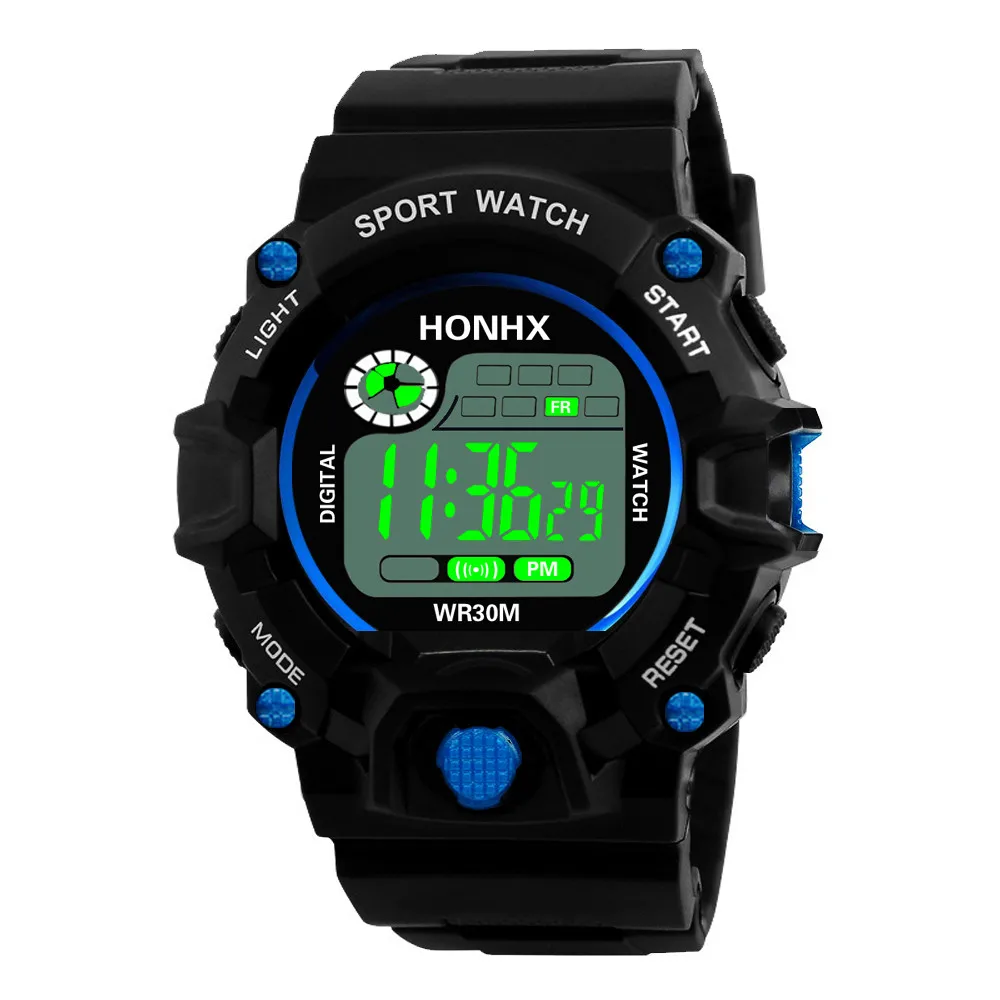 Мужские часы Роскошные цифровые часы Мужские аналоговые цифровые военные армейские спортивные часы светодиодный водонепроницаемые наручные часы
