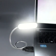 Mini lampe de lecture USB 6LED s, Flexible et ajustable, veilleuse à LED, idéal pour ordinateur portable, ordinateur portable et ordinateur travailleurs