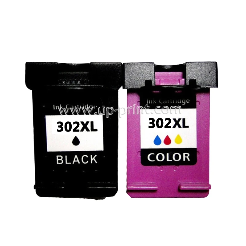 Aliexpress.com : Buy UP 2PK 302XL Black & Tri color Ink Cartridge replacement for HP302 302 Envy