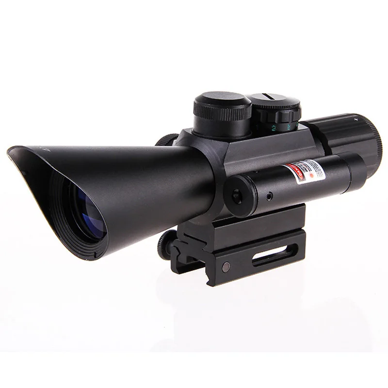 

2016 High Quality 4x30 outdoor Hunting Red Dot sight optics scope holographic Sight with laster sight For shooting