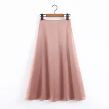 Новое поступление, XL38-2110, Европейская и американская мода, юбка средней длины с высокой талией