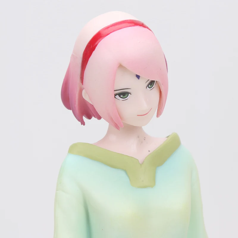 Naruto Gals рисунок Tsunade Sakura Haruno Hyuuga Hinata ПВХ Фигурки Коллекция Рождественская игрушка подарок 19-20 см