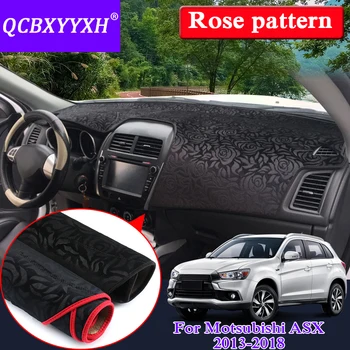 

Car Styling For Mitsubishi ASX 2013-2018 LHD&RHD Rose Pattern Dashboard Mat Protective Interior Decoration Pad Shade Cushion