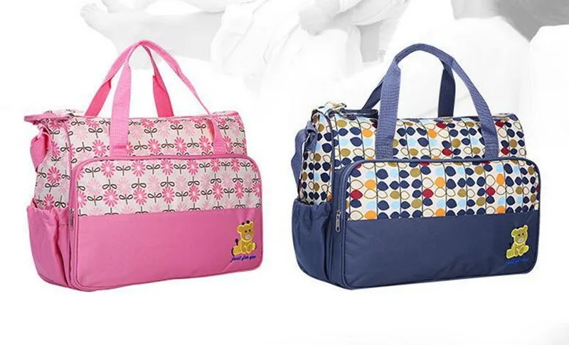 304019cm 5pcslot Mother Baby Bags For Mom Multifunctional Organizer Baby Maternity Nappy Changing Bag Women Messenger Bag (7)