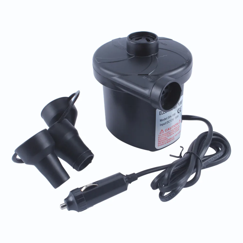 1Set DC 12V 3800Pa 380L/min Electric Air Pump Inflatable Outdoor Air