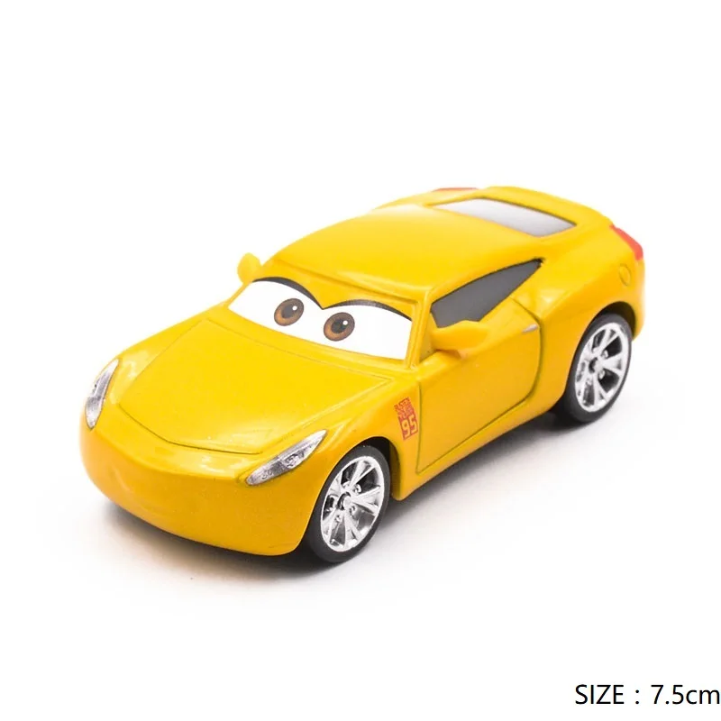 Disney Pixar Cars 3 27 стилей Молния Маккуин матер Джексон шторм Рамирес 1:55 литье под