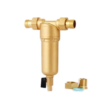 

1/2" Inch 3/4" Inch Brass Water Pre Filter DN15 DN20 Full Copper Purifier Household Water Filter Purification Part Prefilter