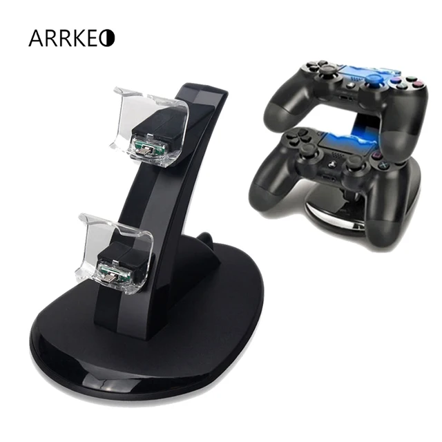ARRKEO USB Charging LED Remote Controller Chargers Stand For