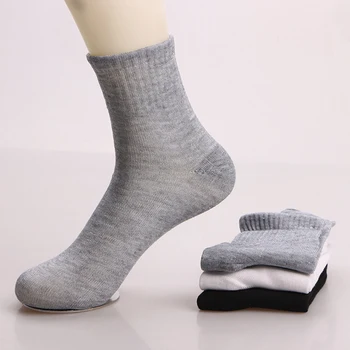 

Funny Socks For Women Men Cotton Sports Breathable Happy Solid Color Casual Deodorant High Elasticity Socks