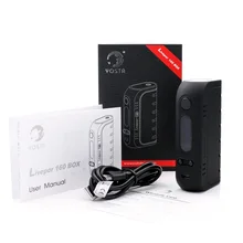 D’origine Yosta Livepor 160 Boîte Mod 160 W Cigarette Électronique Vaporisateur Avec batterie Sèche Protection Écran OLED TC PK smoant charon