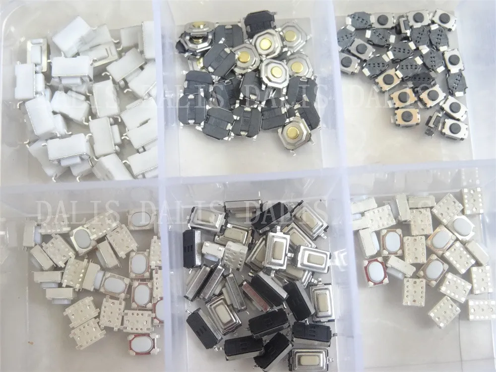 AUTEWODE 10 типов Тактильный кнопочный переключатель автомобильные клавиши кнопка