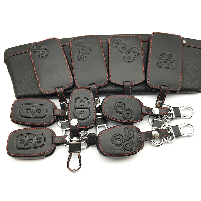 

For Renault car key cover for Renault Clio Dacia Logan Sandero Megane Modus Espace Kangoo Key cases remote control Car wallet