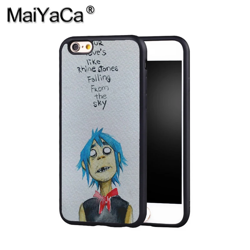 MaiYaCa Humanz 8 Phone Case Cover For Iphone X 6 6S Plus 7 5 5S 5C 4S SE Print Soft Rubber |