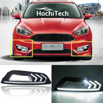 7000K white , 12V led drl daytime running light  daytime driving /running light, led fog lamp for Ford Focus 3th 2015 2016
