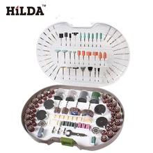 HILDA 276 ШТ. HILDA Роторный Инструмент Бит Электрический Dremel Аксессуаров Роторный Инструмент для Шлифовки и Полировки Резки