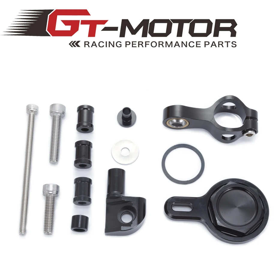 

GT Motor - For YAMAHA R1 1998-2001 Motorcycles Adjustable Steering Stabilize Damper Bracket Mount Support Kit Accessories