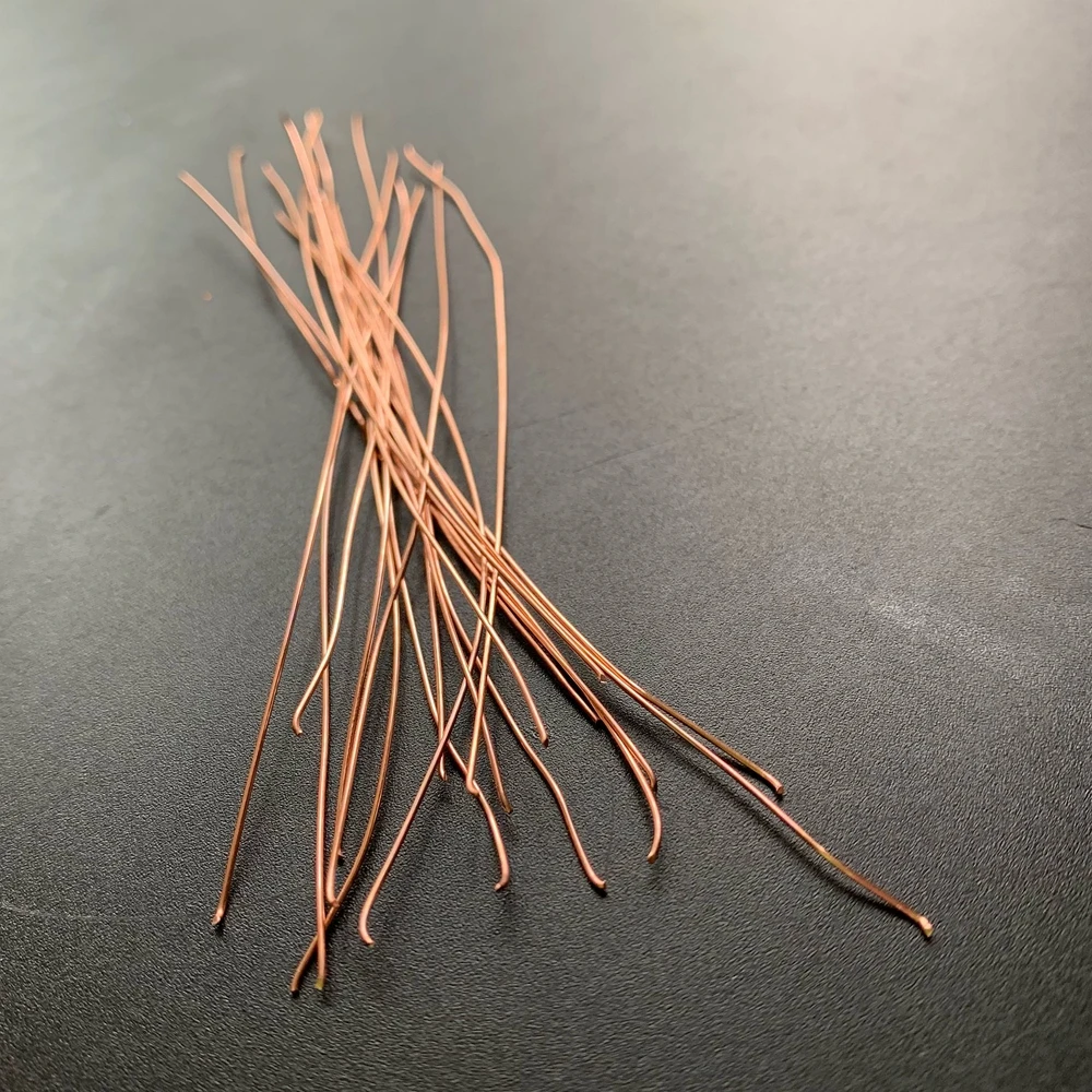 Ручная резка медной проволоки для ремесла Diy Подвеска для изготовления ожерелья украшения дома аксессуары Металл 9 см длина 30 шт