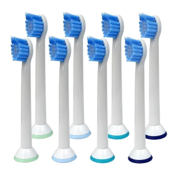 

8PCS Replacement Electric Toothbrushe Heads Soft HX6084 For Philips Sonicare Diamond Clean ProResult Healthy Clean Hydroclean
