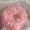 Muzzi  Feather Around Cushion Pillow Cushion With Filling Diamond Button  Seat Bed Home  Decorative Nice! 2