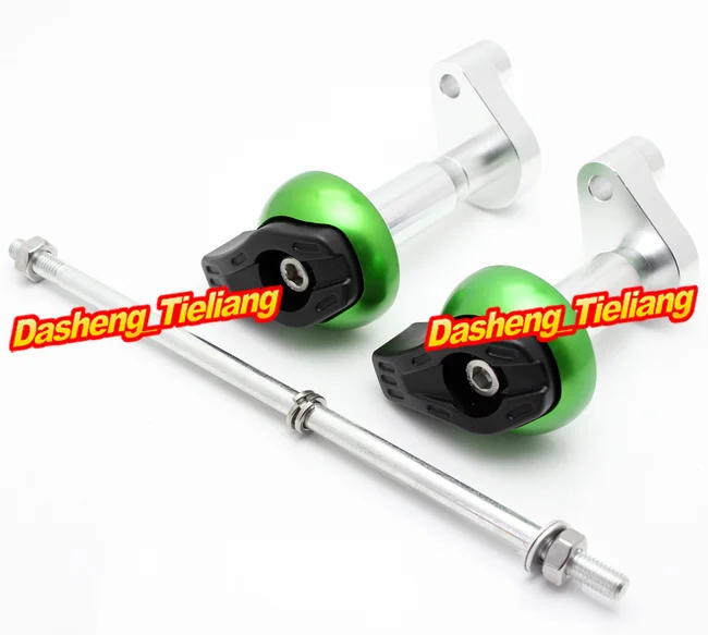 

For KTM 990SM-R 990SMR 2009-2012 & 950LC8 2001-2008 Frame Sliders Crash Pads Protector, Motorcycle Spare Parts, Green Color