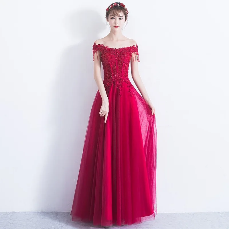 Robe De Soiree/бордовые кружевные Длинные вечерние платья с открытой спиной и v-образным вырезом без рукавов, прозрачное банкетное сексуальное платье для Бала
