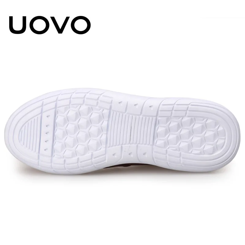 UOVO Мужская Спортивная обувь; сезон весна-осень; мужские кроссовки; обувь для бега для взрослых; повседневная обувь на шнуровке
