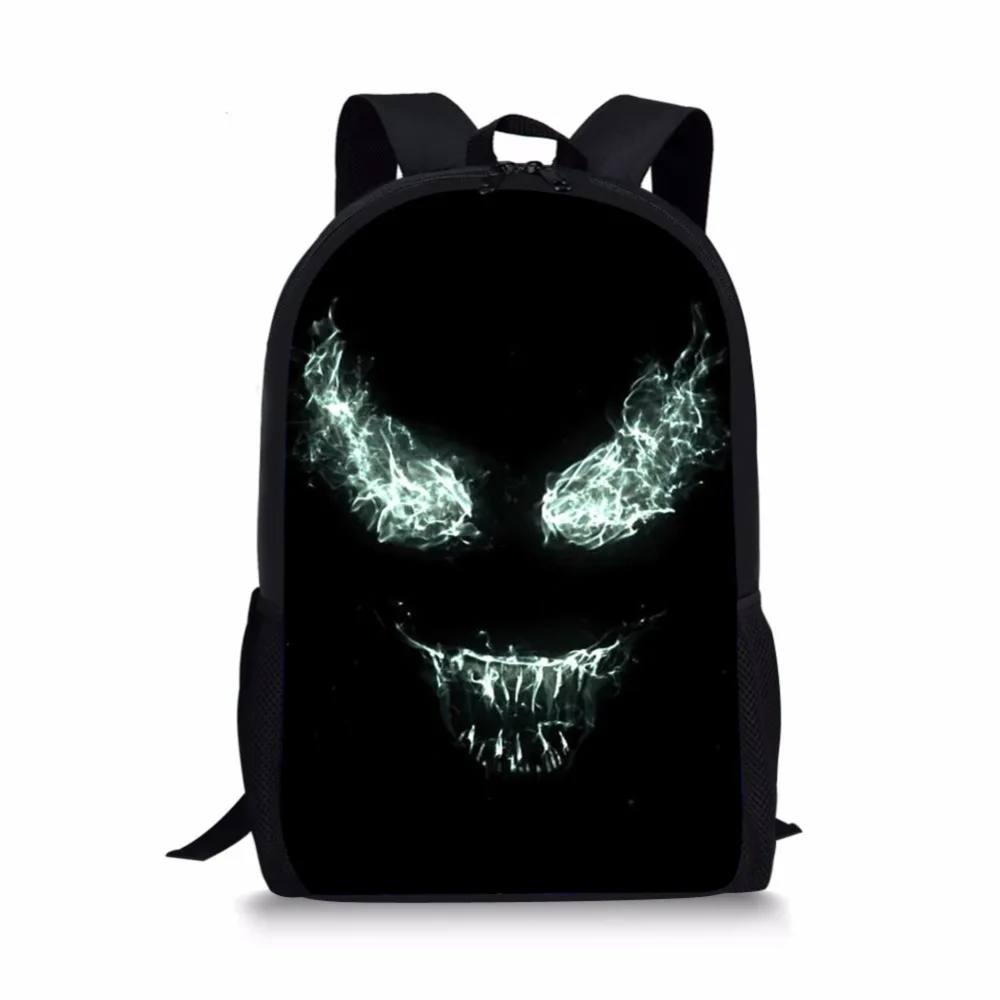 

Cool Comics Venom Backpacks School Bags SchoolBags for girls boys orthopedic packbag mochila escolar book Bag 2018