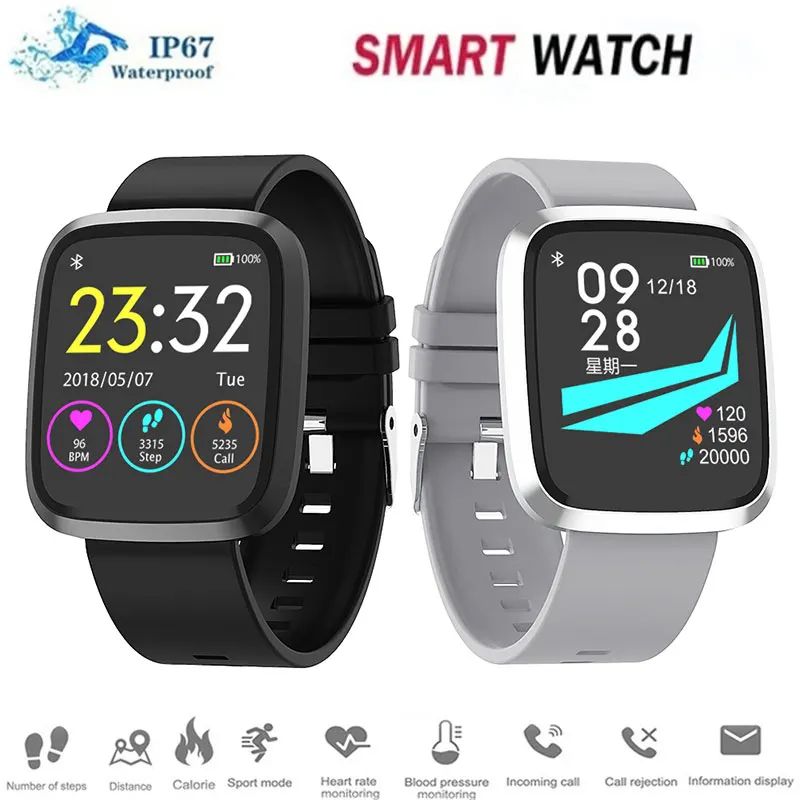 

Smart Watch Smart Bracelet Fitness Activity Tracker Smart Wristband BT4.0 Heart Rate Monitor Touch Screen IP67 Women Men Watches