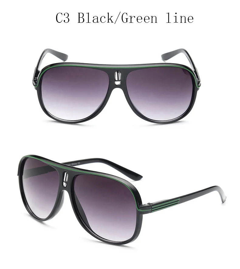 Emosnia Мужские квадратные солнцезащитные очки новые ретро модные дизайнерские винтажные большие цветные солнечные очки с большой оправой мужские женские UV400 очки