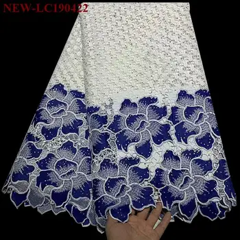 

African High Quality Fashion African Water soluble lace For Nigerian Wedding Dress.Embroidery Guipure Lace fabric 5 yards ES04