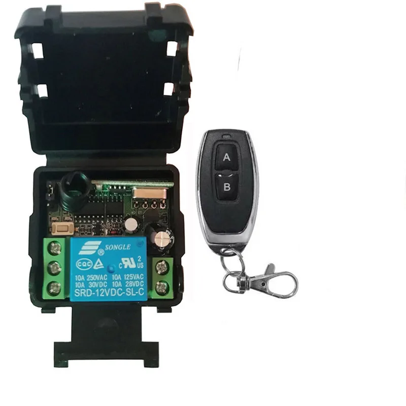 

433Mhz Universal Wireless Remote Control Switch DC 12V 1CH Relay Receiver Module RF Transmitter 433 Mhz Remote Controls
