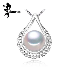 MINTHA, ювелирное изделие, модный бренд, ювелирное изделие, натуральный камень, подвеска, Пресноводный Жемчуг, ожерелье, S925 Стерлинговое Серебро, ювелирное изделие, ожерелье s