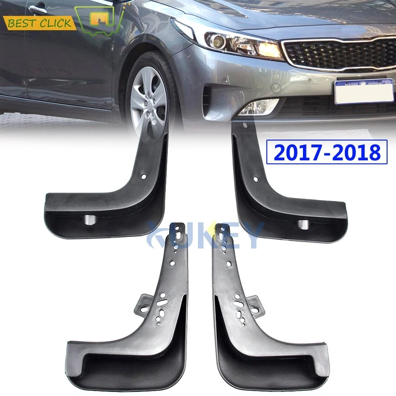 

Set Molded Car Mud Flaps For Kia Forte Cerato K3 2017 2018 Mudflaps Splash Guards Mud Flap Mudguards Car Styling