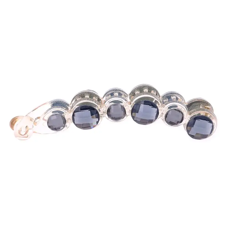 

1PC Fashion Women Lady Hair Clip Shining Rhinestone Hair Holder Banana Shape Hairgrips Hair Accessory