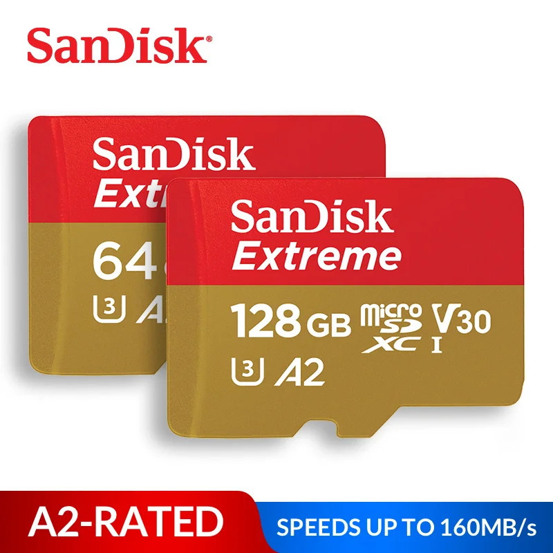 Sandisk Memory Card Extreme Micro Sd Card Uhs I C10 U3 V30 Microsdhc Microsdxc Flash 32gb A1 64gb 128gb 256gb 400gb Tf Card Micro Sd Memory Card Memory Cardtf Card Aliexpress