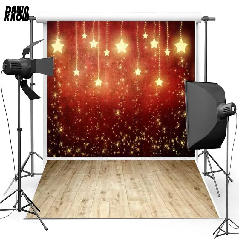 Space Moon Vinyl Photography Background For Newborn Wood Floor New Fabric Flanne