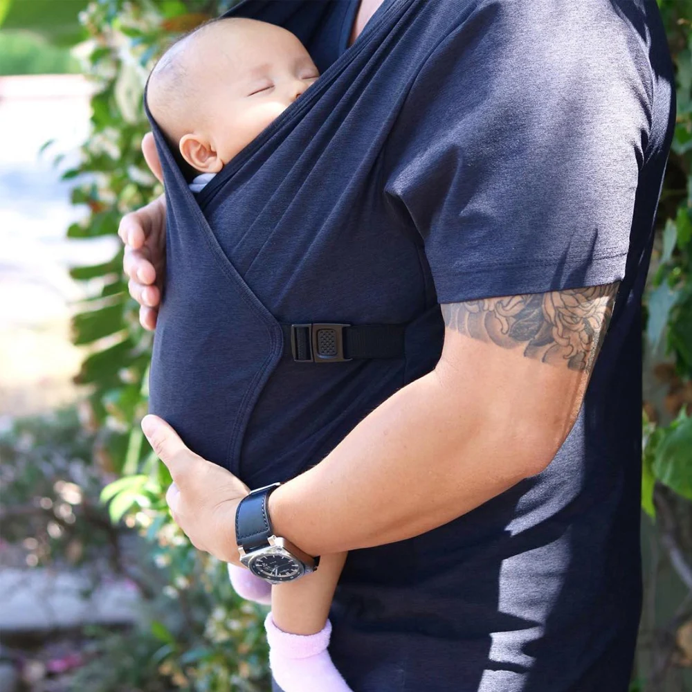 Newborn Carrier Men's Shirt baby Carrier Dark Grey Newborns with Skin to Skin Carrier Mom Daddy Baby T-shirt Newborn Carrier Men's Shirt baby Carrier Dark Grey Newborns with Skin to Skin Carrier Mom Daddy Baby T-shirt