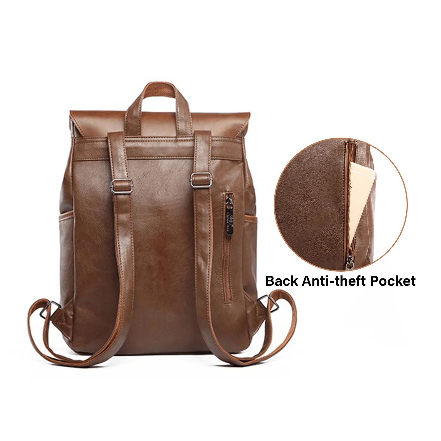 Zebella мужской рюкзак ретро модный рюкзак из искусственной кожи рюкзак для ноутбука Молодежная Студенческая сумка для отдыха дорожные сумки