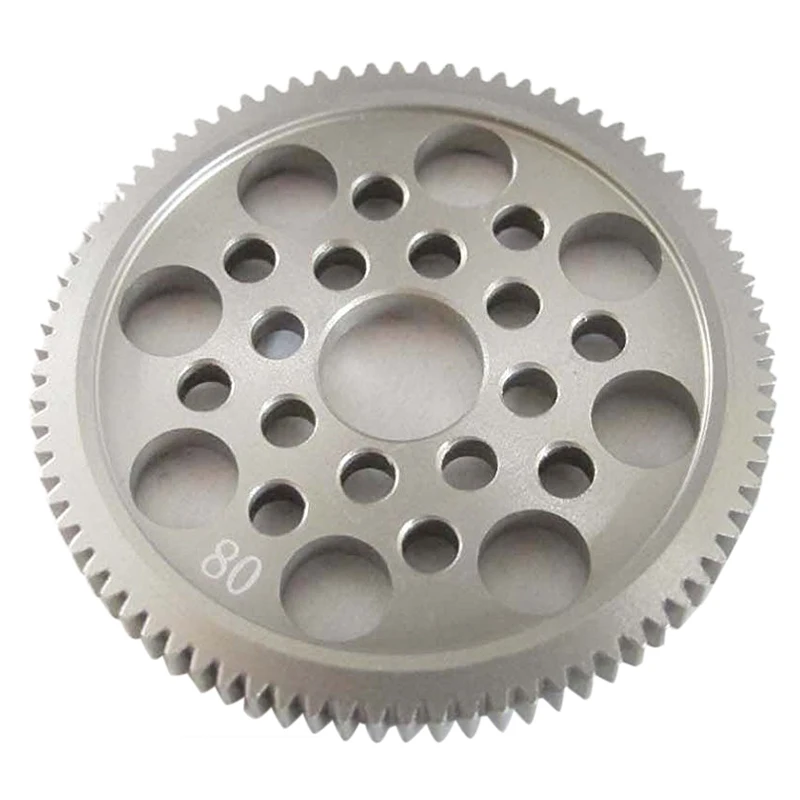 Алюминиевый сплав 48p Spur gear 80t для Sakura D3 Cs S Xi XIS 1/10 Drift гоночный автомобиль