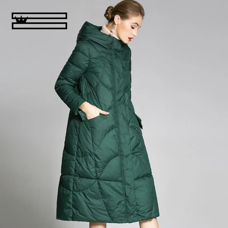 2018 Long Vers À léger Hiver lv Manteau Veste Canard Parka Marque Hei Chapeau Bas Blanc Femmes Nouvelle Outwear Capuchon Mince Le Ultra xnxzZS