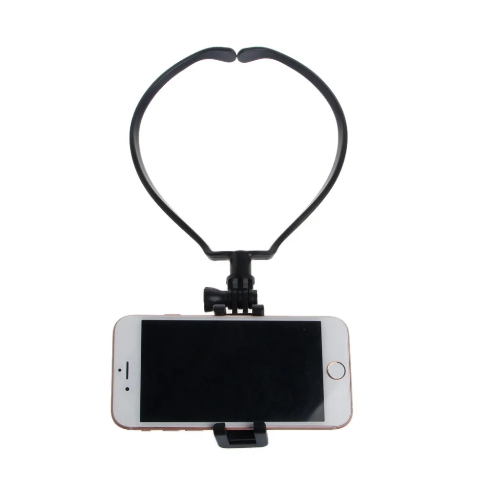 Hands-Free Телефон Стенд носимых повесить на шею держатель комплект для iPhone samsung Экшн камеры видеокамеры POV
