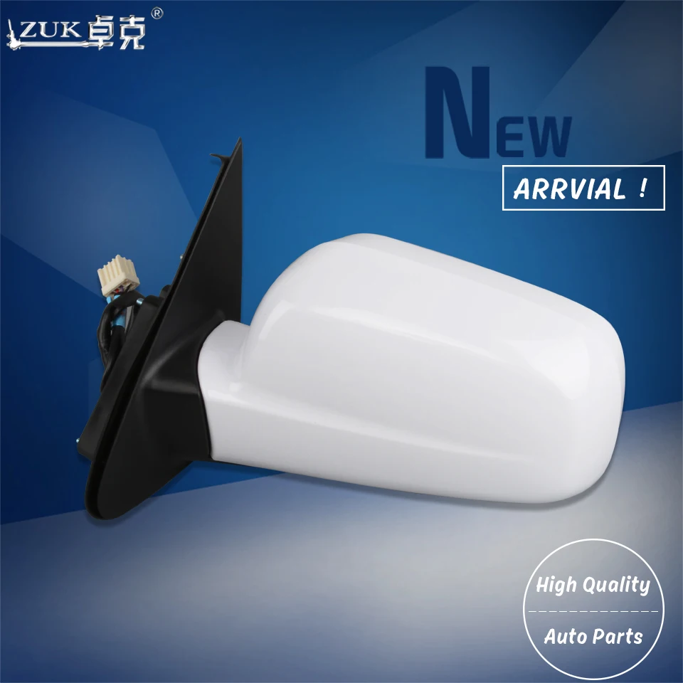 

ZUK Pair Outer Side Rearview Mirror Assy For HONDA CRV 2002 2003 2004 2005 2006 RD5 RD7 3-PINS Without Heated / 5-PINS Heated