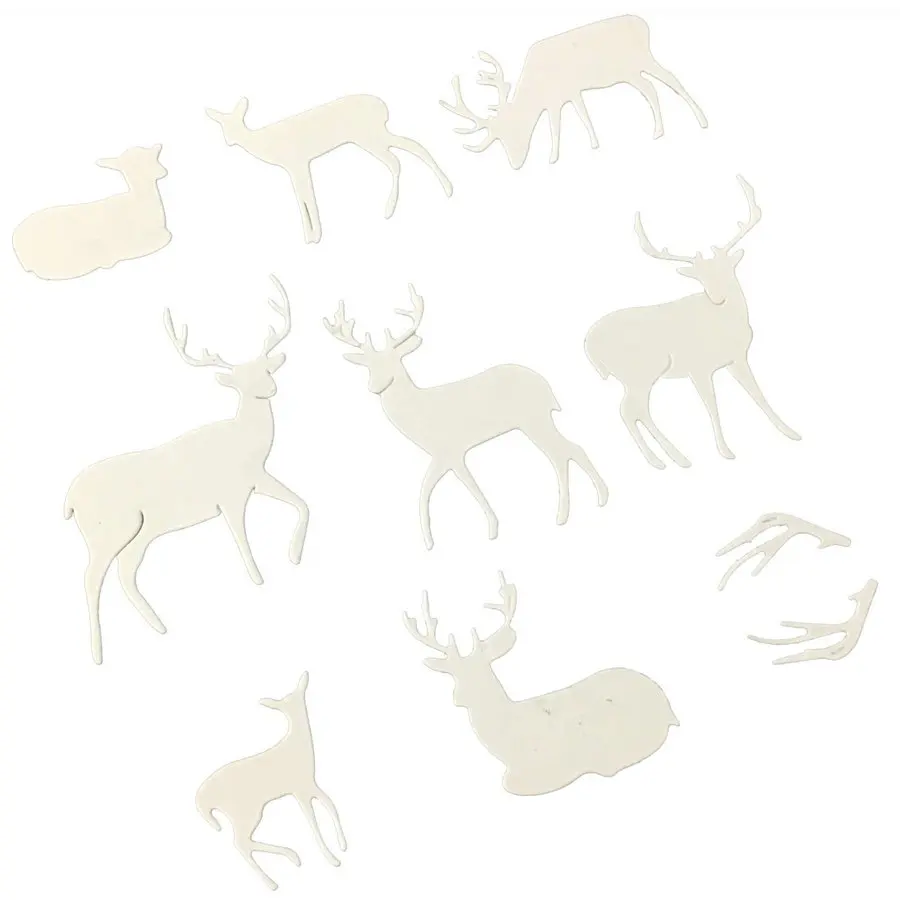  Stitching Animal Deer Metal Cutting Dies Scrapbooking Die Carbon Sharp Craft Cut Die Photo Invitati - 32942237382