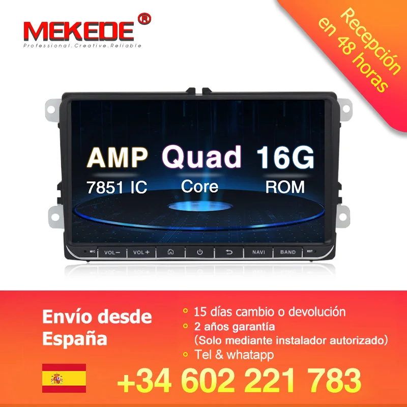

MEKEDE free shipping HD 9inch Android 8.1 CAR DVD player For Seat Altea Leon Toledo Passat POLO golf 5 6 touran passat B6