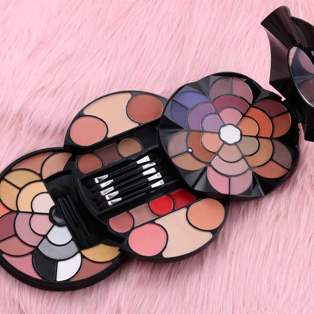 

Hot Sale Multifunctional Cosmetics Palette 43 Colors Eyeshadow with Blush Pressed Powder Kit