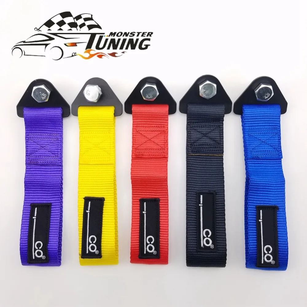 Tuning Monster Universal New Tow Strap High Quality Racing Car Tow