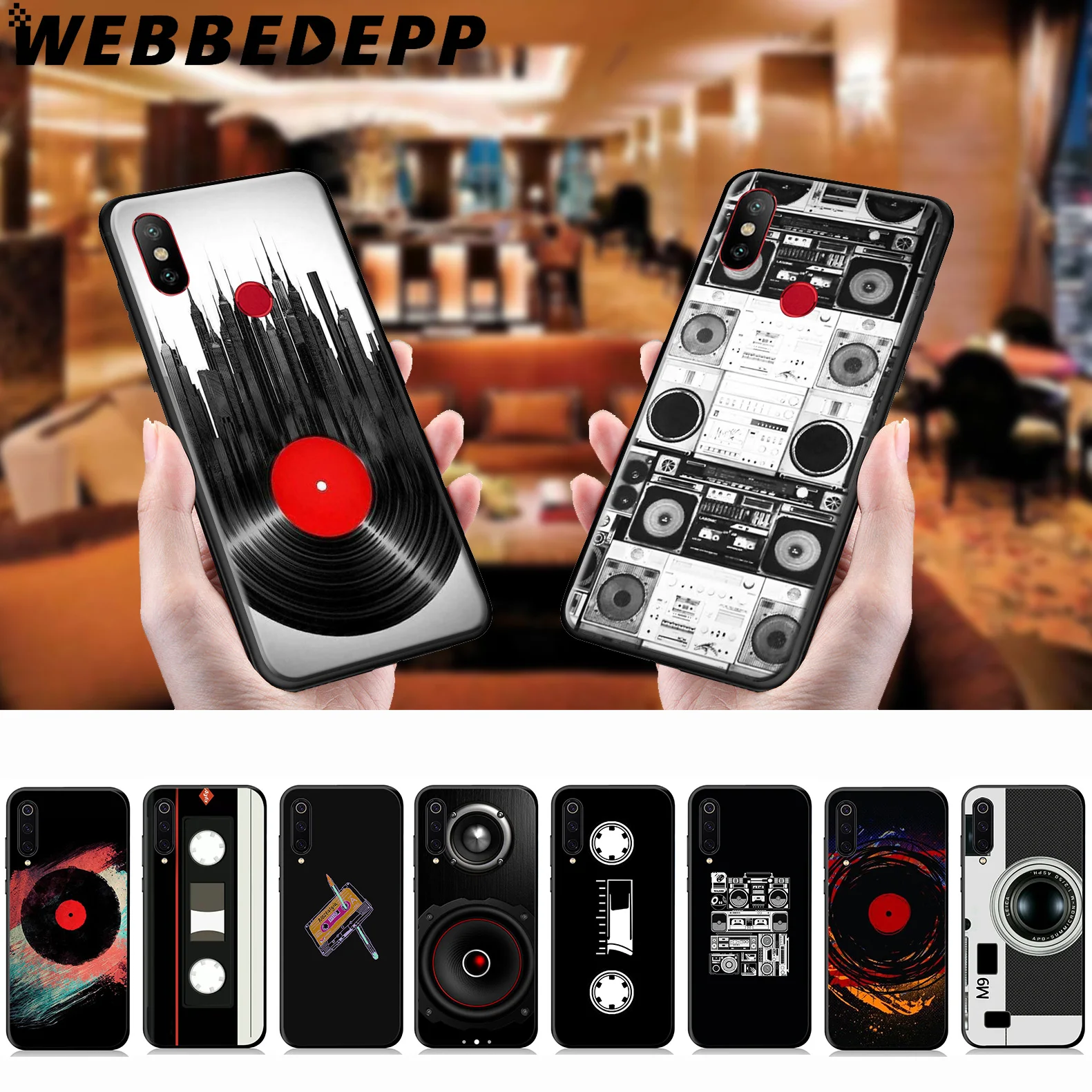 WEBBEDEPP музыкальная кассета Mixtape мягкий чехол для Xiaomi Mi 9T 9 8 SE 6 A1 A2 A3 Lite MiA1 MiA2 MiA3 F1 MAX 3
