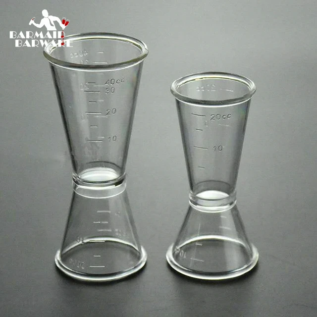 PC Double Jigger Cocktail Drink Mixer Measuring Cup Jigger Measurer Set Bar Tools Bar Tools Bar Accessories
